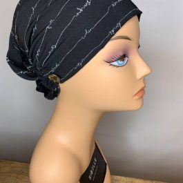 Sibelle Foulard noir élastque